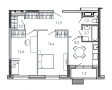 Схема квартиры 2К №11