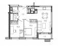 Схема квартиры 2Е №50